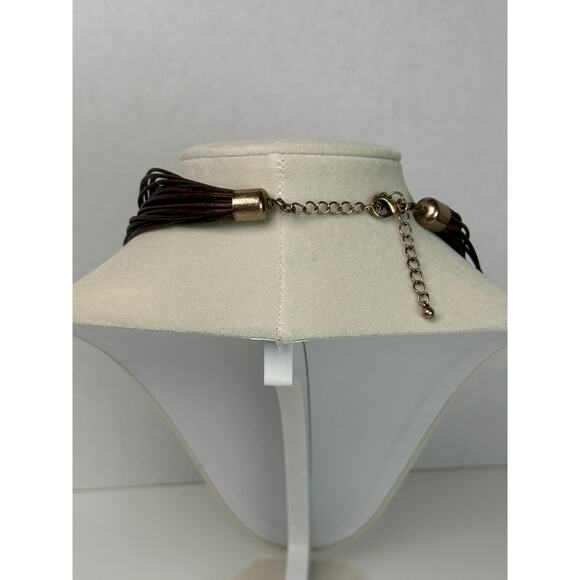 Modern statement necklace. Unsigned. - Picture 3 of 4